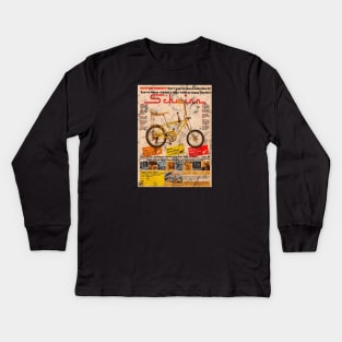 Vintage Schwinn Stingray Ad Kids Long Sleeve T-Shirt